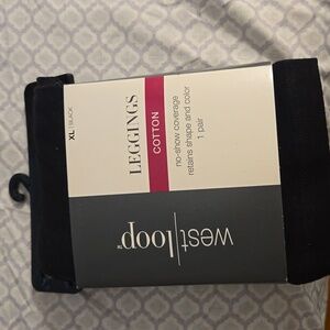 West loop XL black leggings NEW